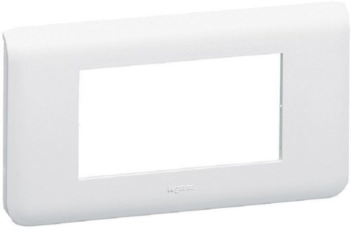 Рамка горизонтальная Legrand Mosaic 4 мод. белый фото Рамка горизонтальная Legrand Mosaic 4 мод. белый картинка